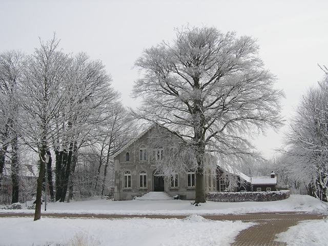 Pleisterplaats in de winter